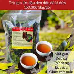 nước gạo lứt đậu đen rang