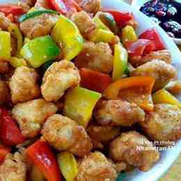 thịt gà xào ớt đà lạt