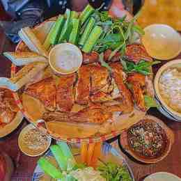 thực đơn của gà nướng tửu lầu đà lạt