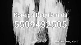 tính năng nổi bật kore ga requiem da roblox id