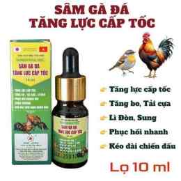 tính năng nổi bật sâm gà đá tăng lực cấp tốc